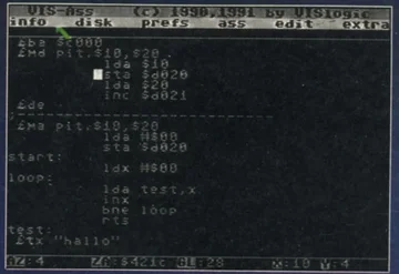 Historischer VIS-Ass Editor mit VISlogic-Schriftzug